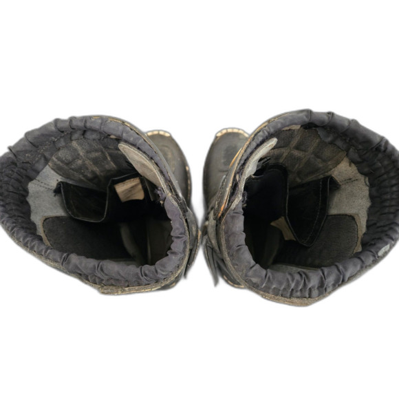 Answer Team 2 Motorcycle Boots Men 9 Black Made In Italy Buckle Closure - Picture 5 of 8